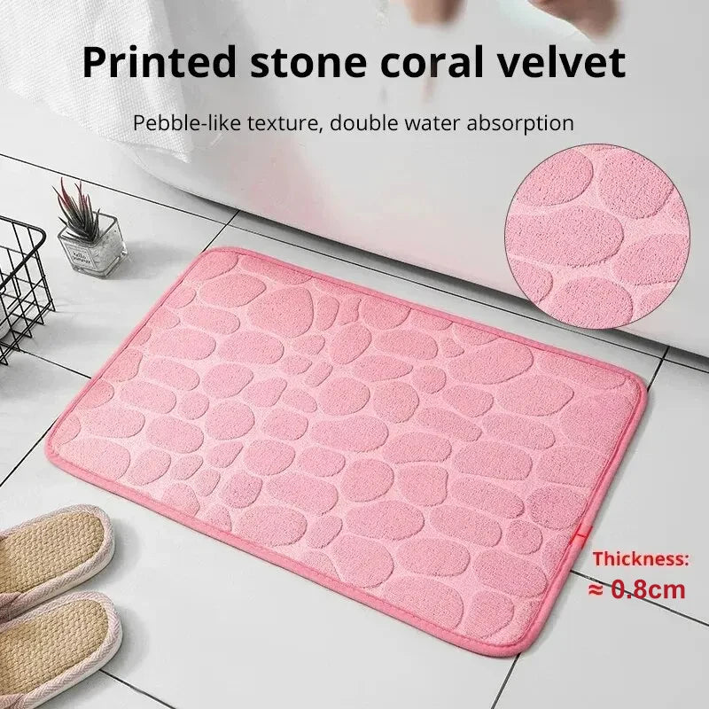 Tapis de bain à Mémoire de forme